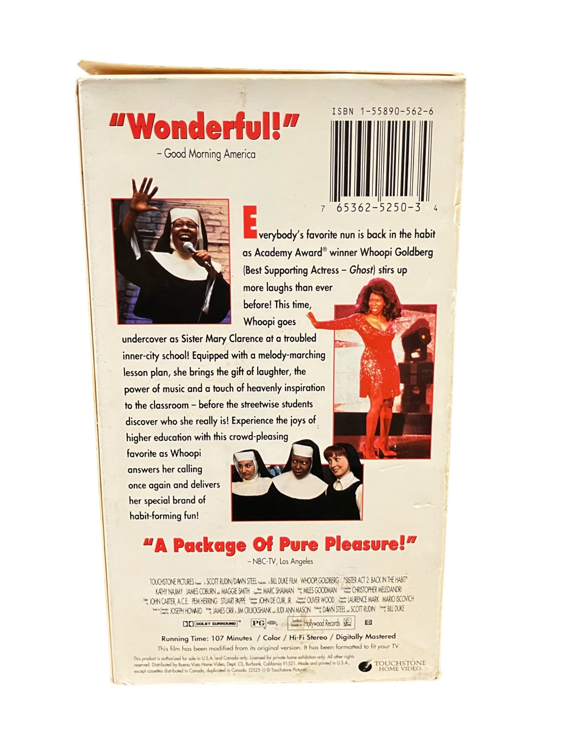 Vintage Sister Act 2 VHS