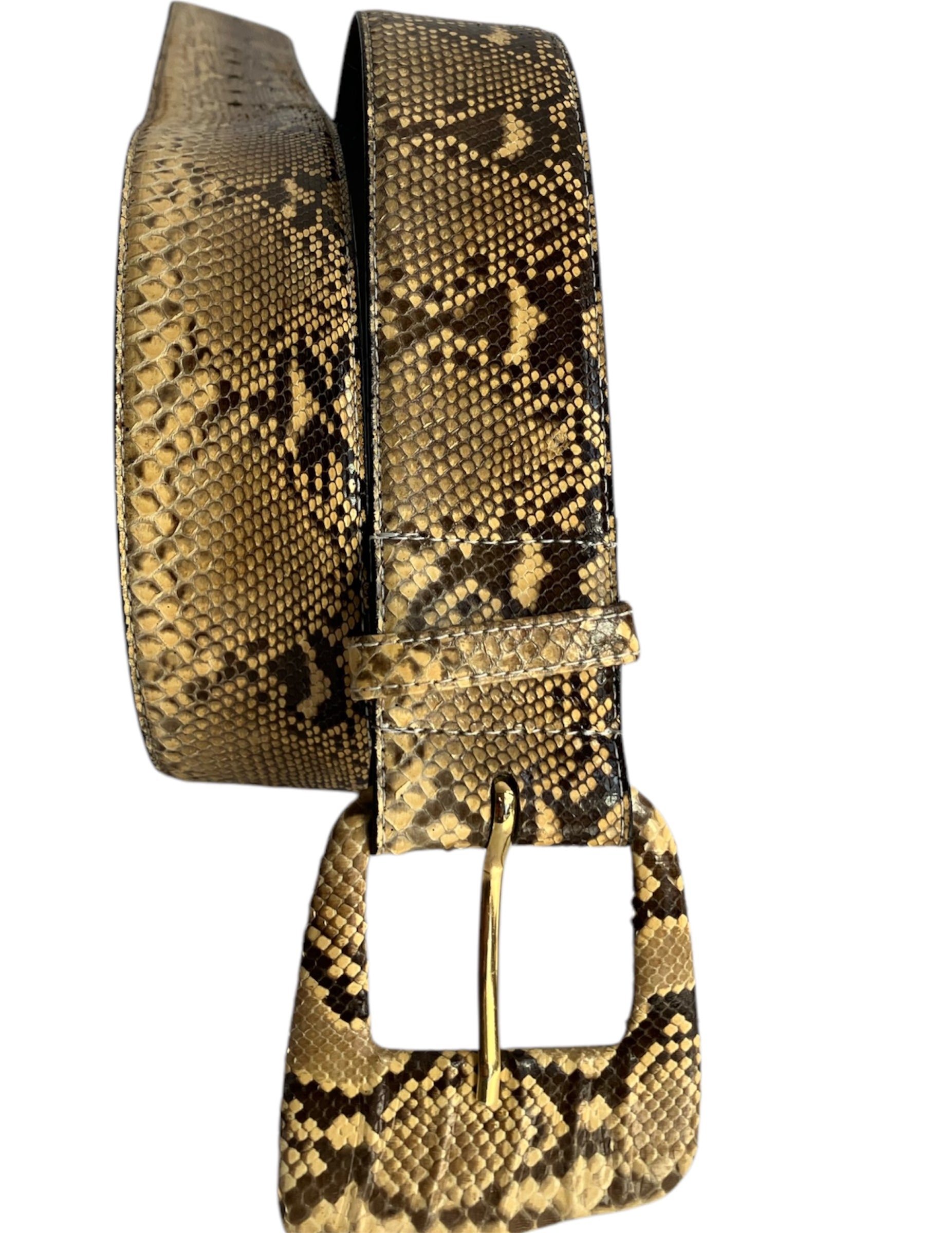 Vintage Python Skin Belt