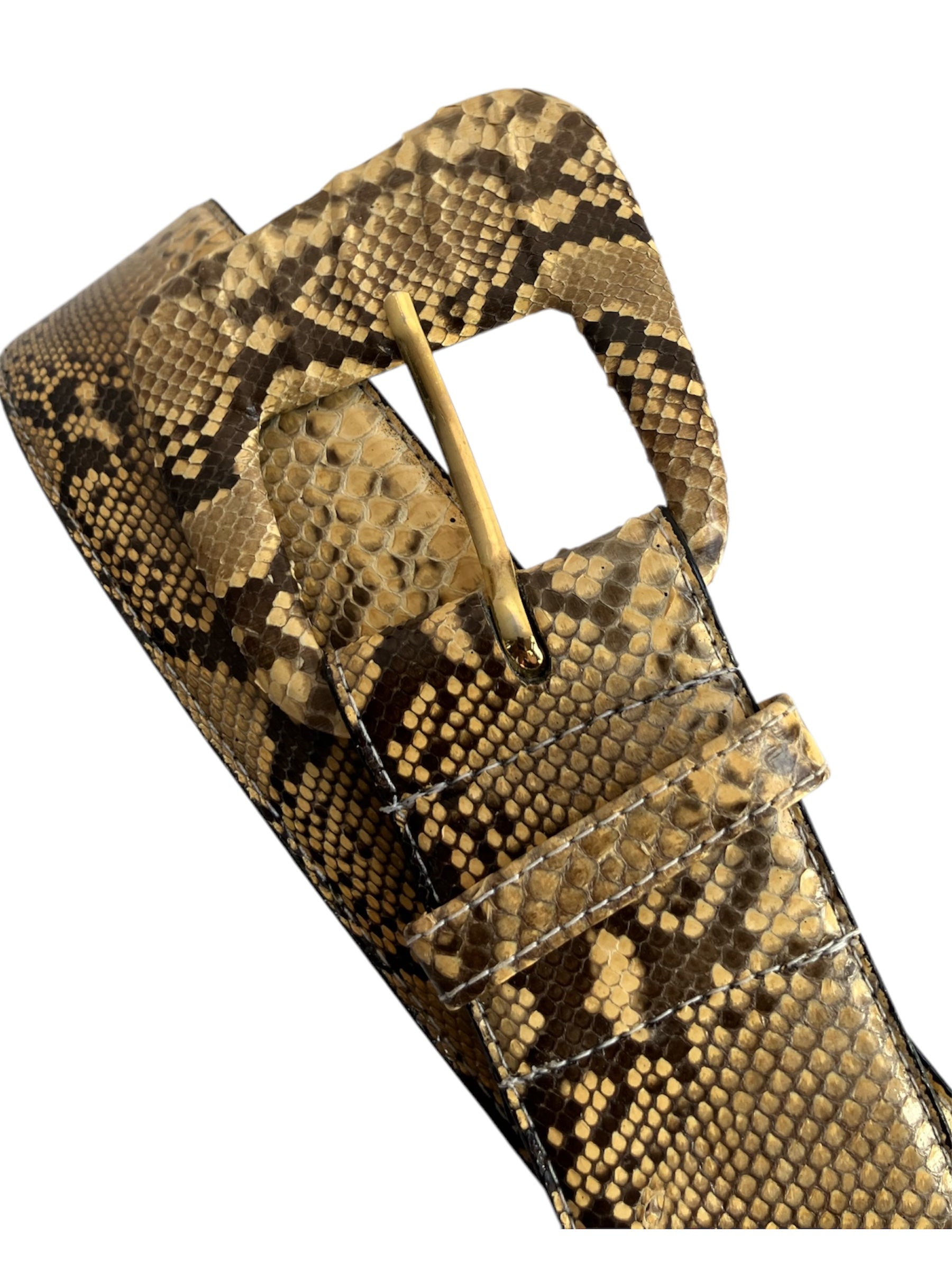 Vintage Python Skin Belt