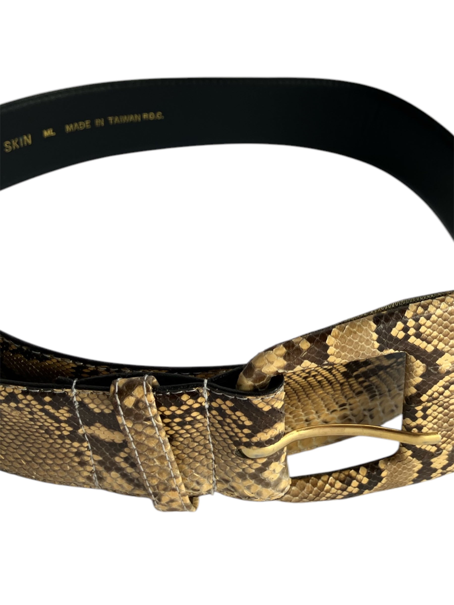 Vintage Python Skin Belt