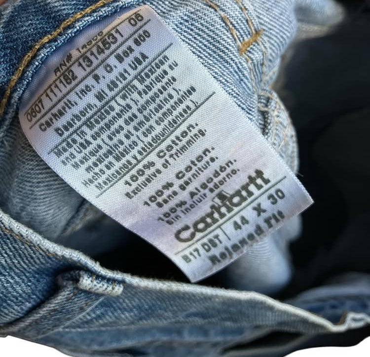 Vintage Carhartt Denim Jeans (44x30)