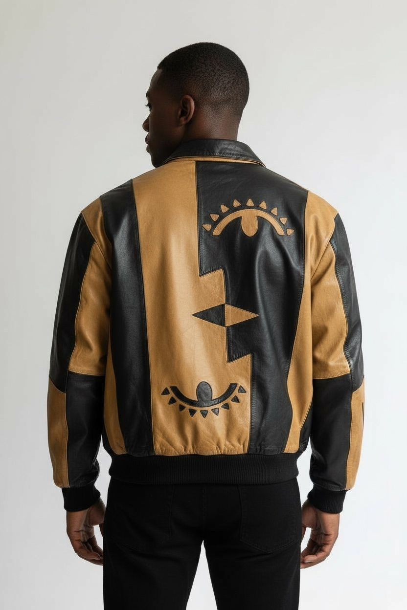 Vintage 1980s Tonio Collezione Leather Jacket