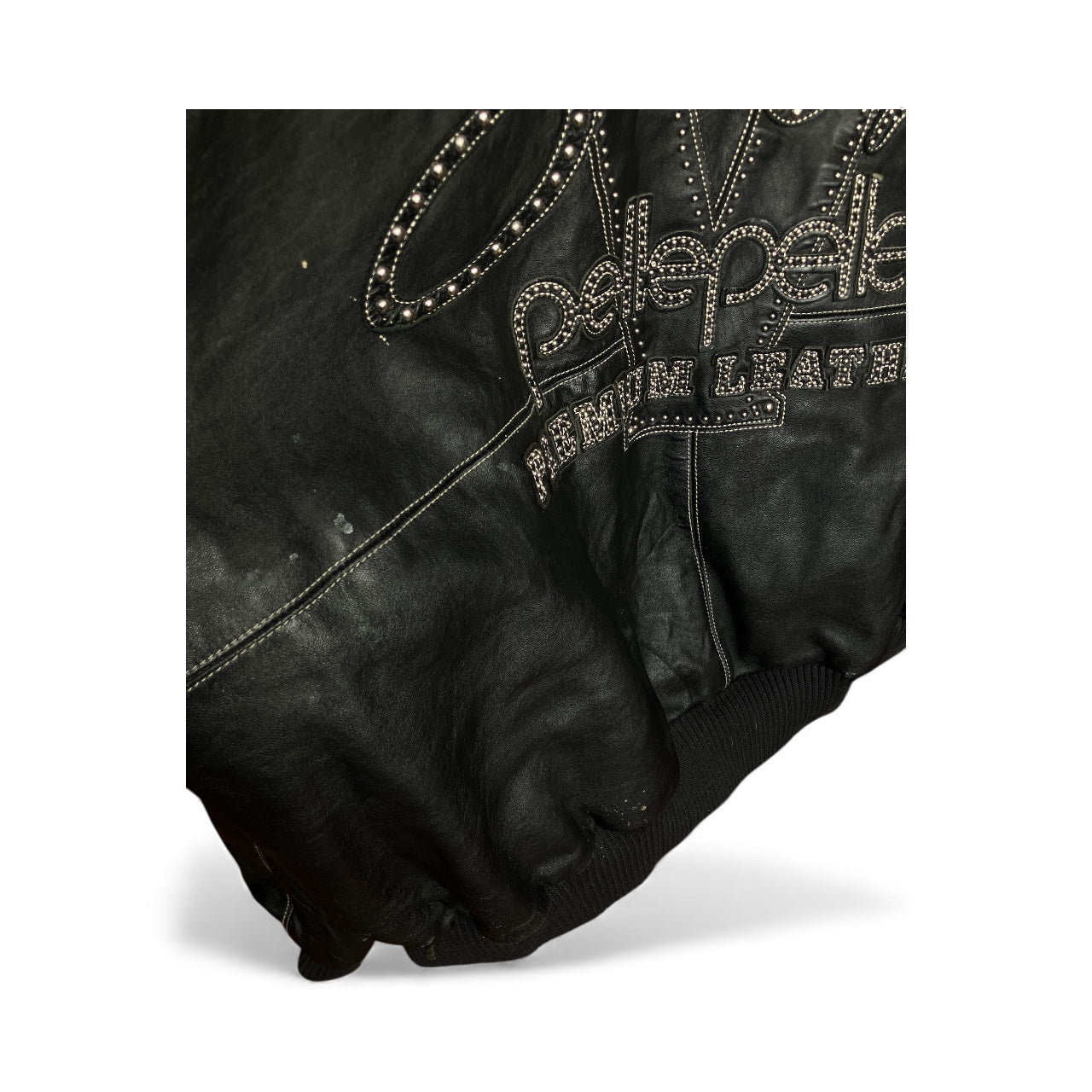 Vintage 1990s Pelle Pelle Bomber Leather Jacket