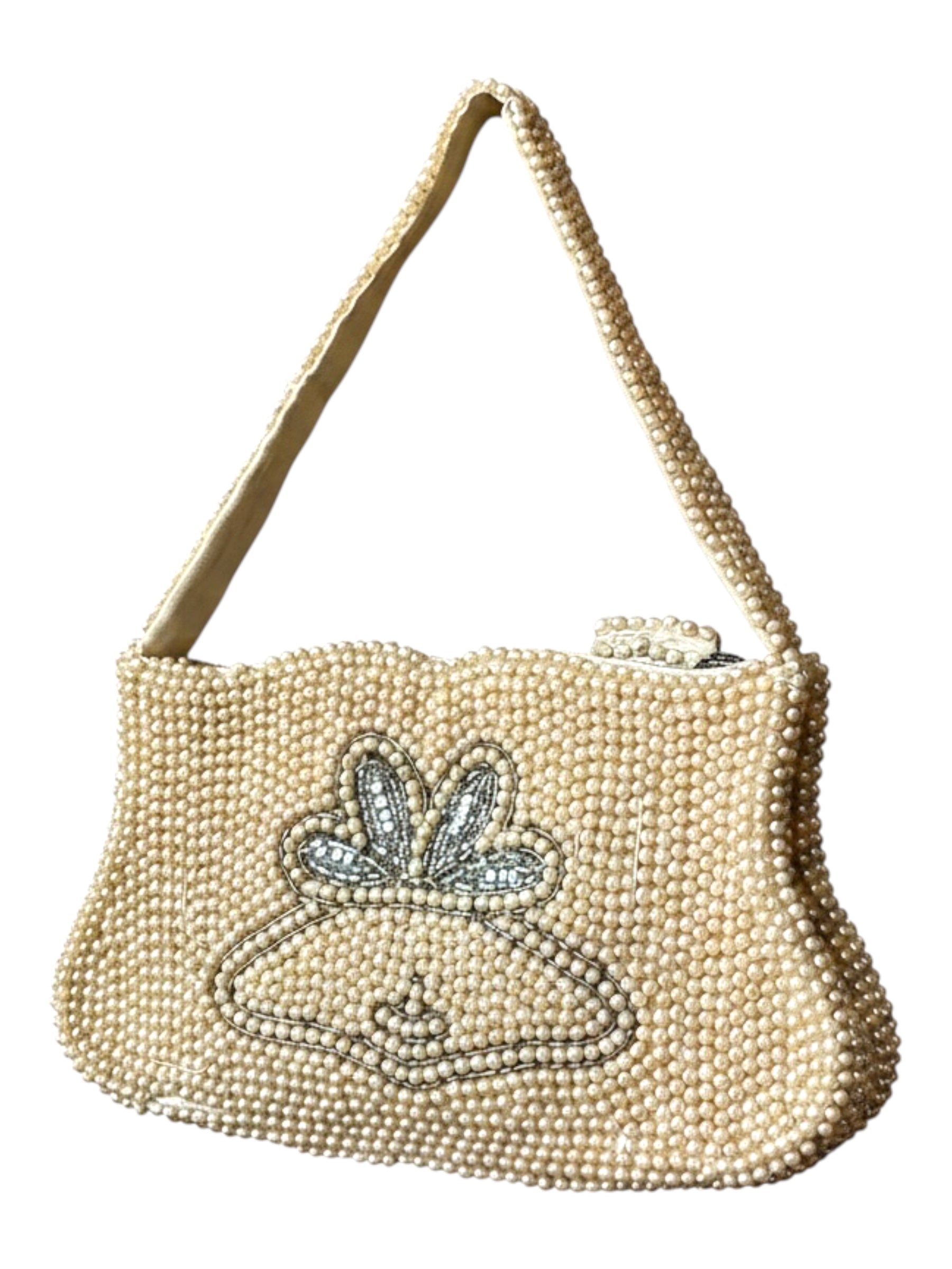 Vintage 1950s Beaded Mini Purse