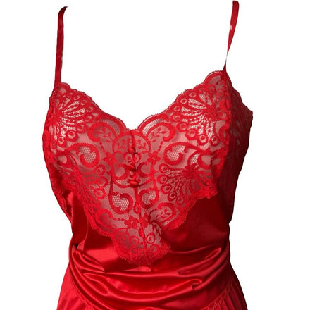 Vintage Red Lace 2piece Set