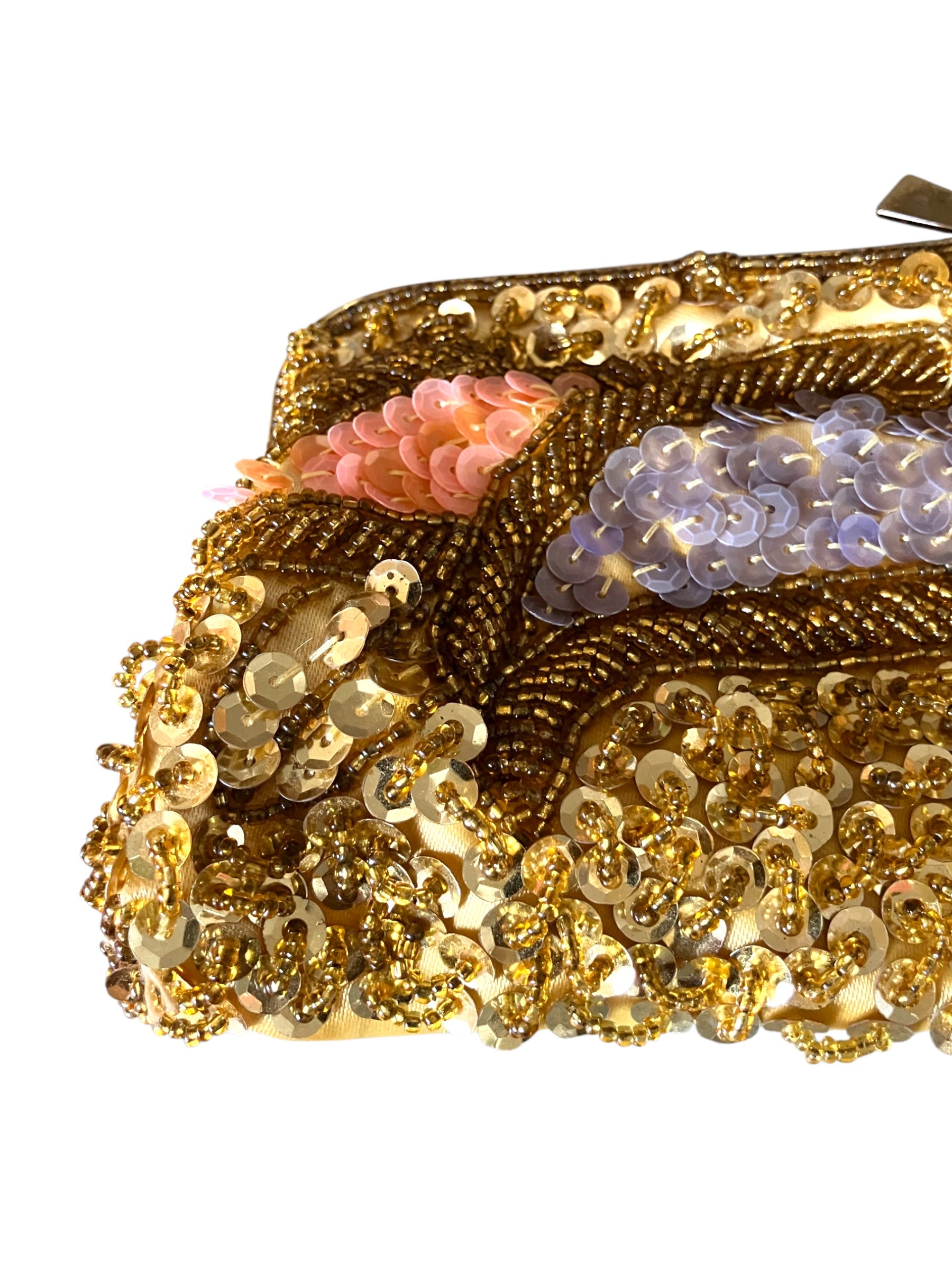 Vintage Euro Style Beaded Purse