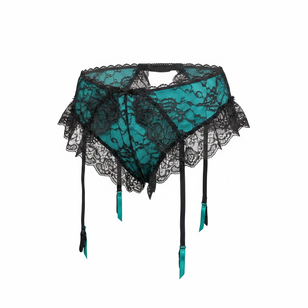 Vintage Rare Midnight Hour Lace Set