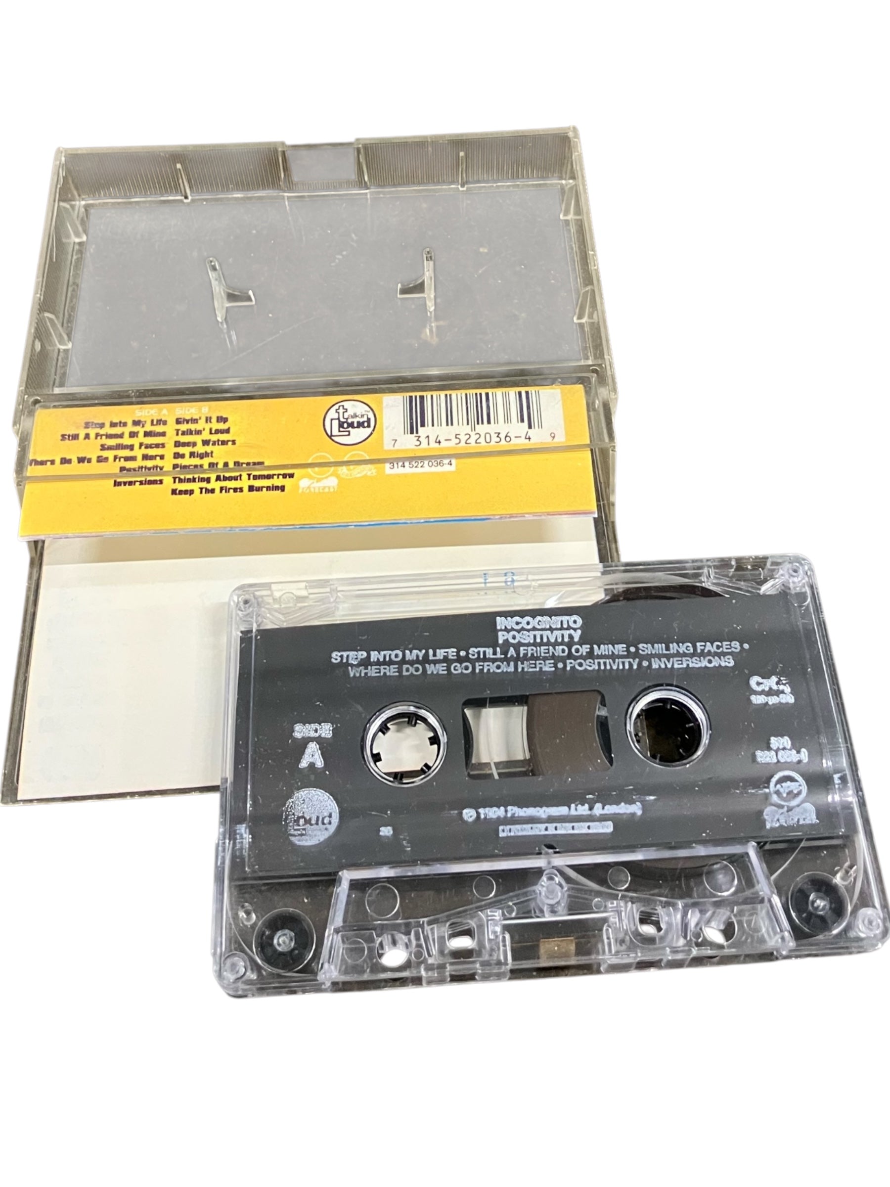 Vintage Incognito Cassette Tape