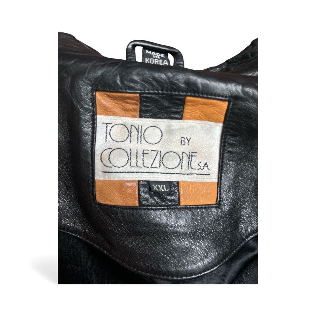 Vintage 1980s Tonio Collezione Leather Jacket