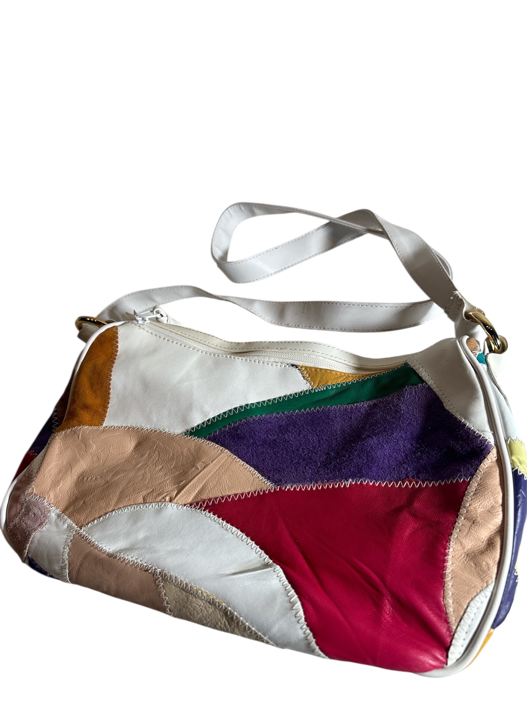 Vintage 1980s Patchwork Purse