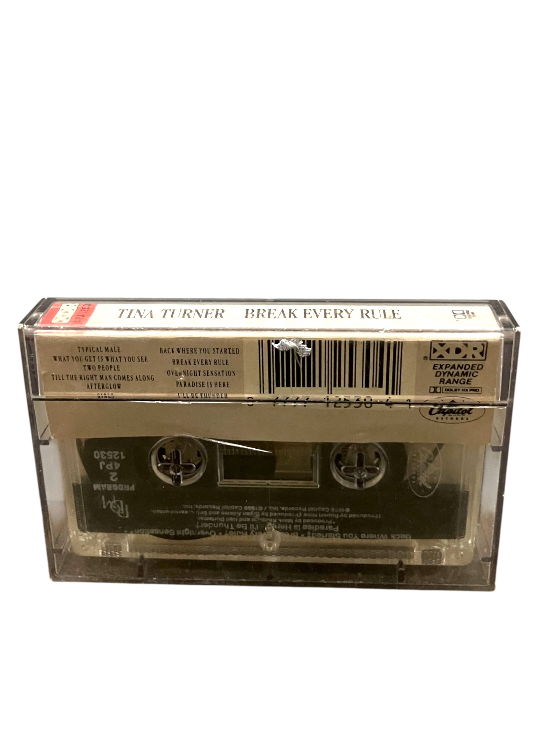 Vintage Tina Turner Cassette Tape