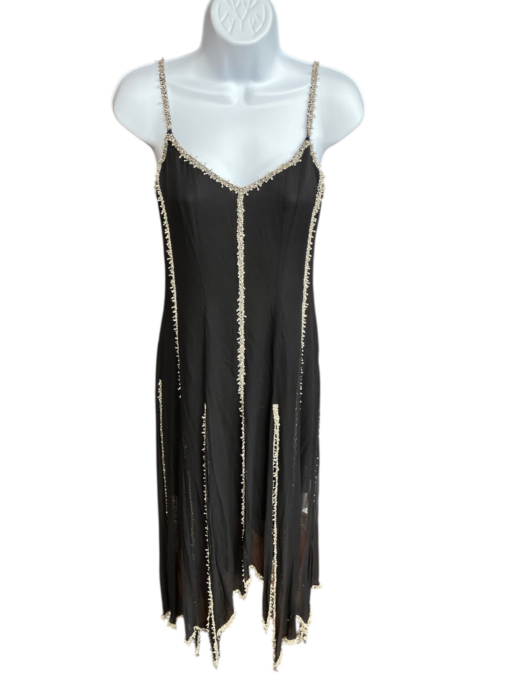 Vintage Sheer Silk Cache Dress