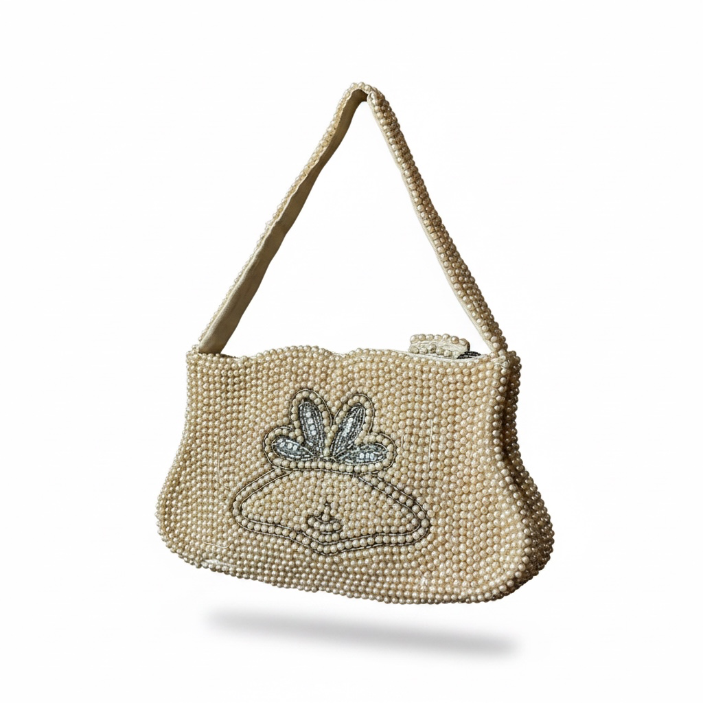 Vintage 1950s Beaded Mini Purse