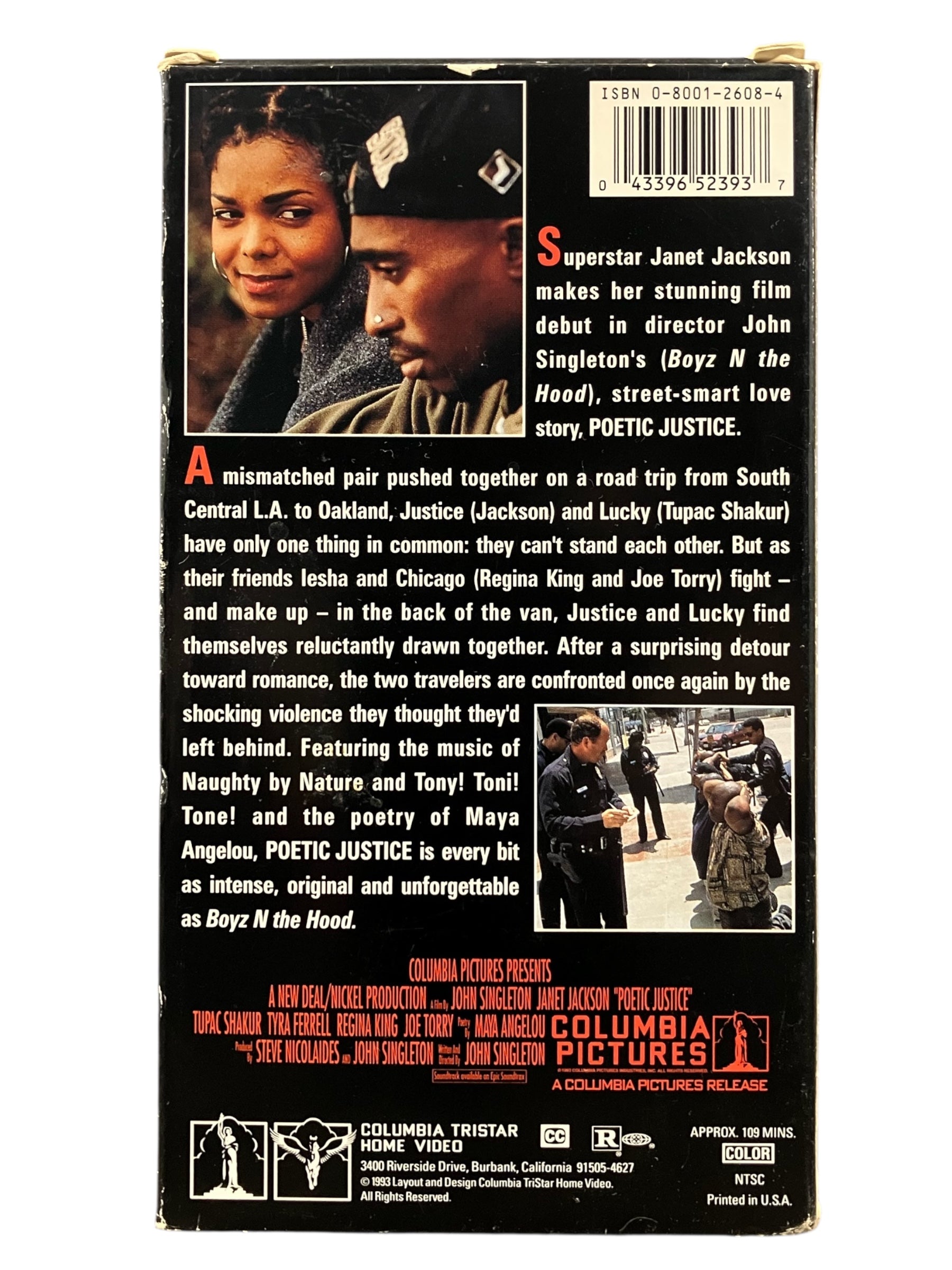Vintage Poetic Justice VHS