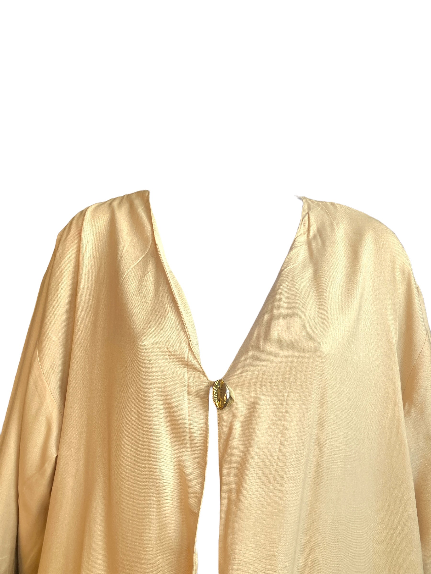 Vintage 1980s Embroidered Duster