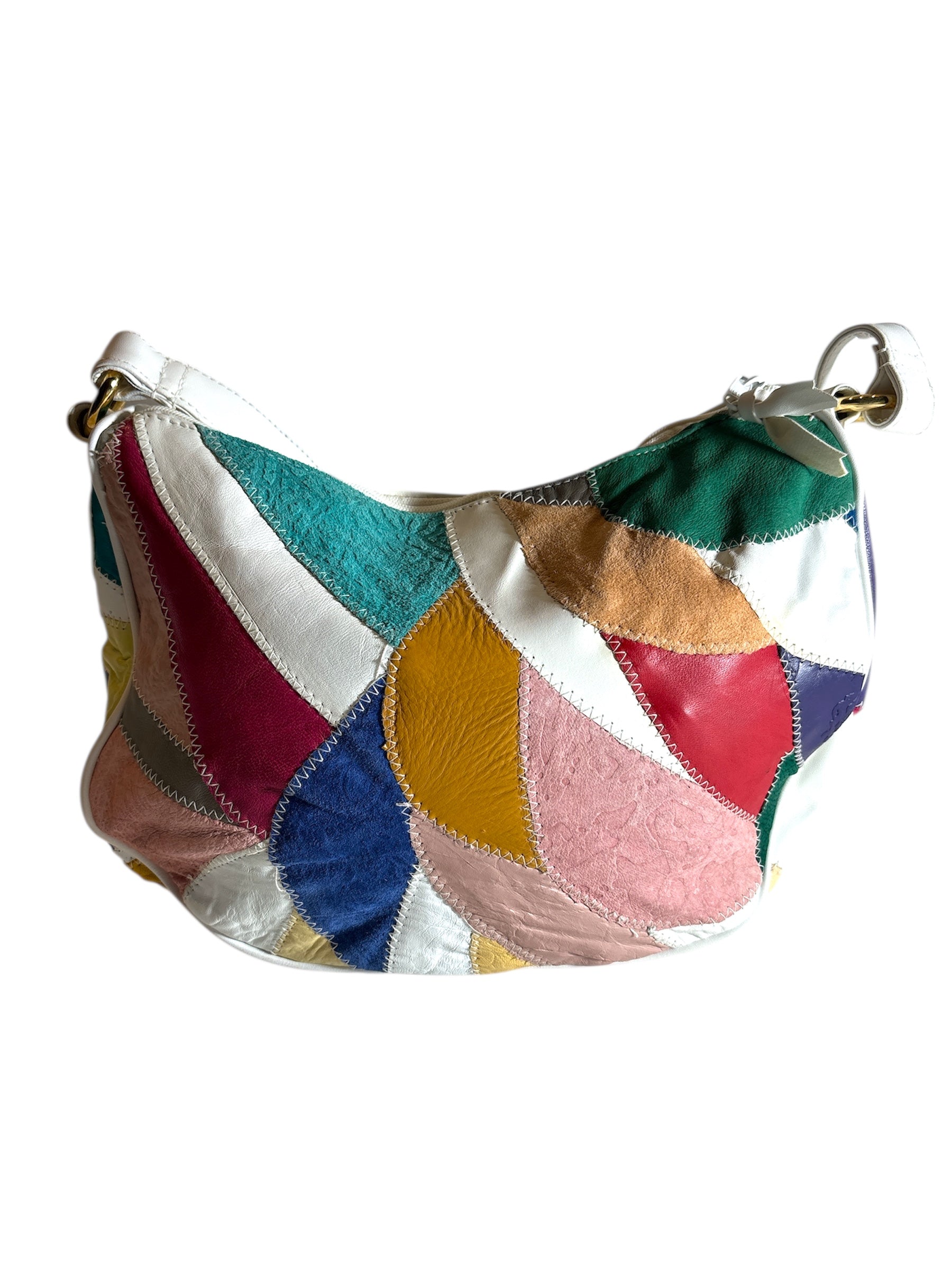 Vintage 1980s Patchwork Purse