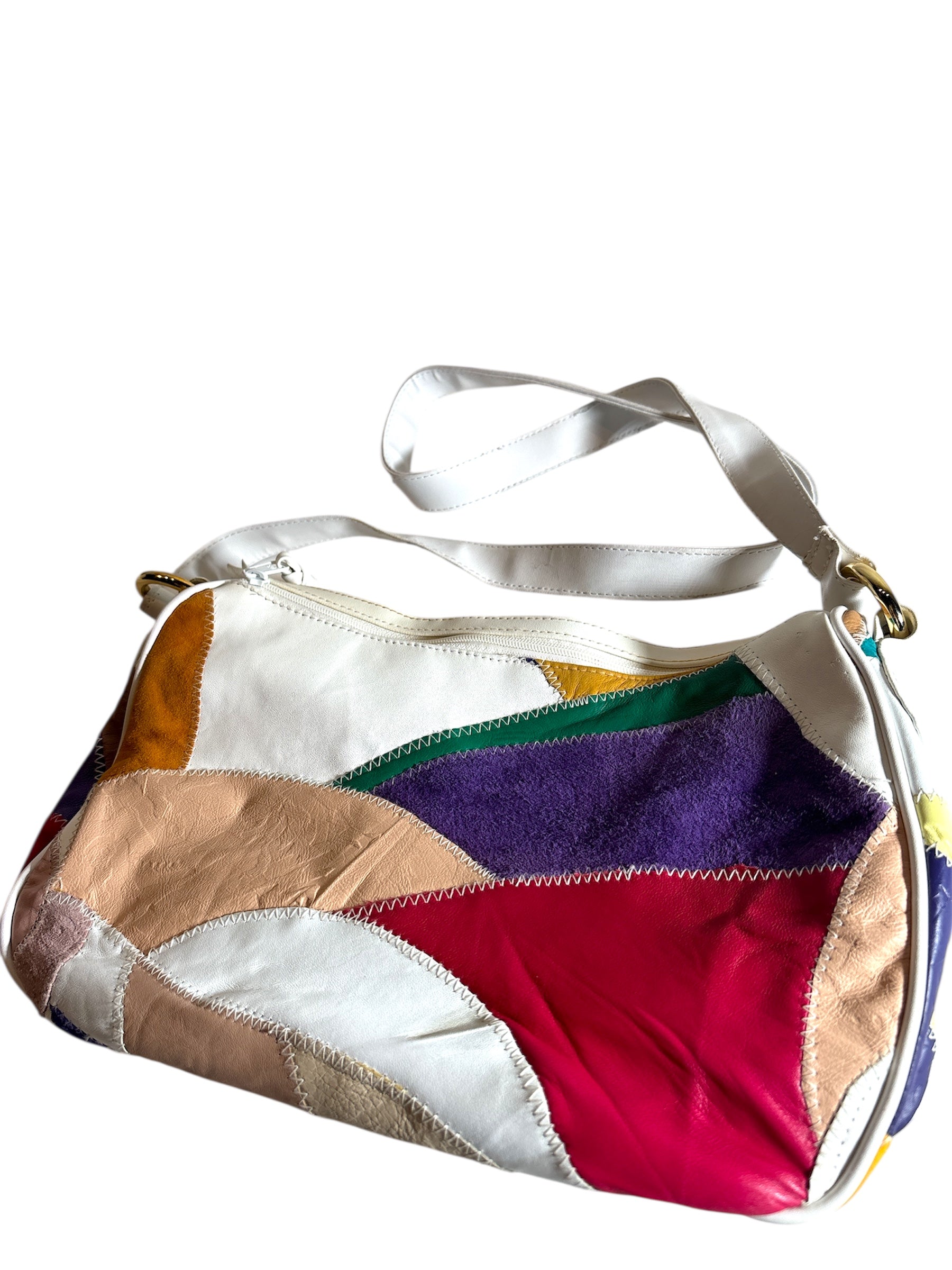 Vintage 1980s Patchwork Purse