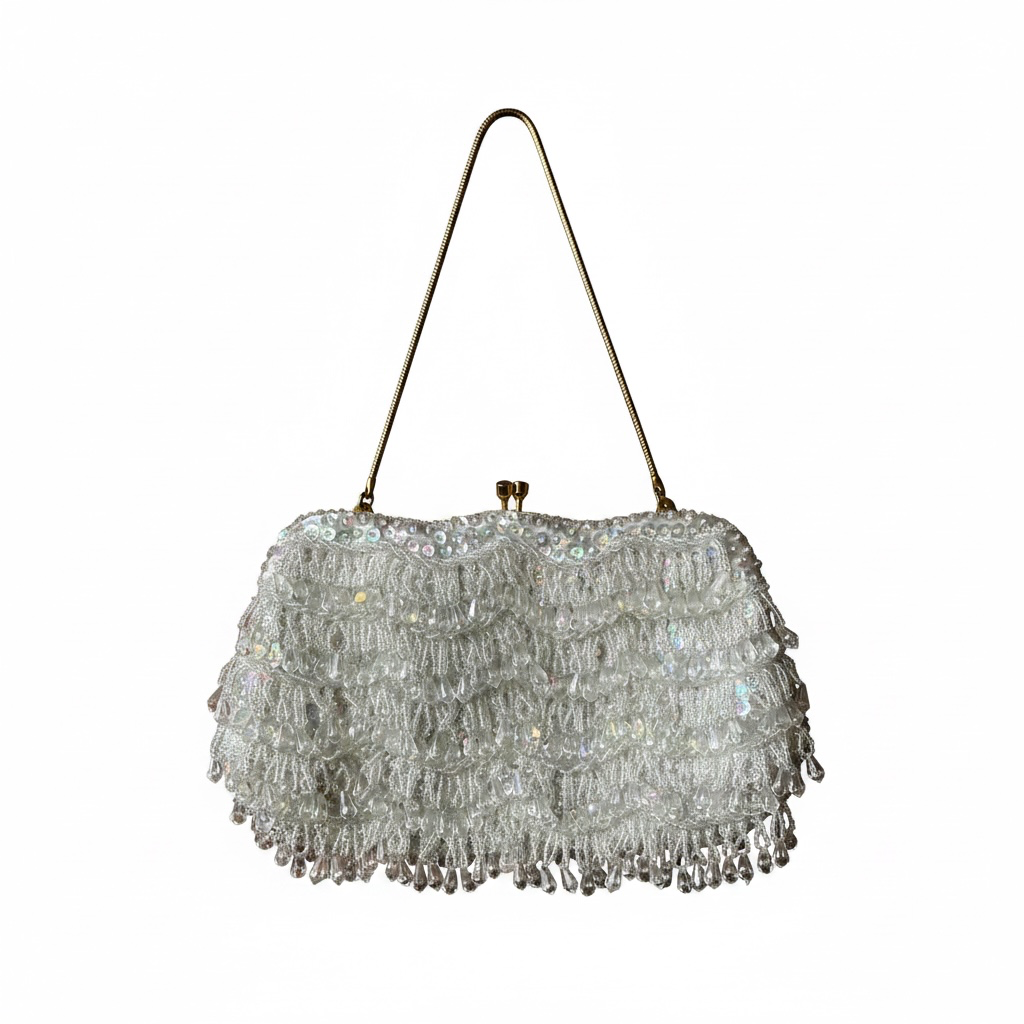 Vintage 1950s Beaded Winklemans Purse