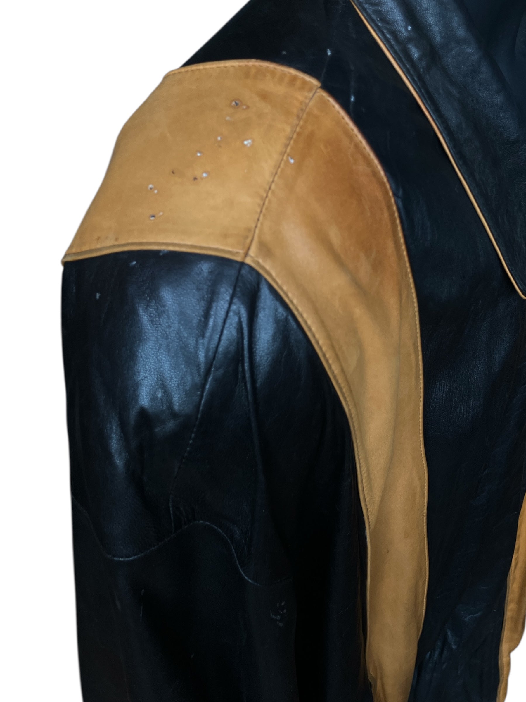 Vintage 1980s Tonio Collezione Leather Jacket