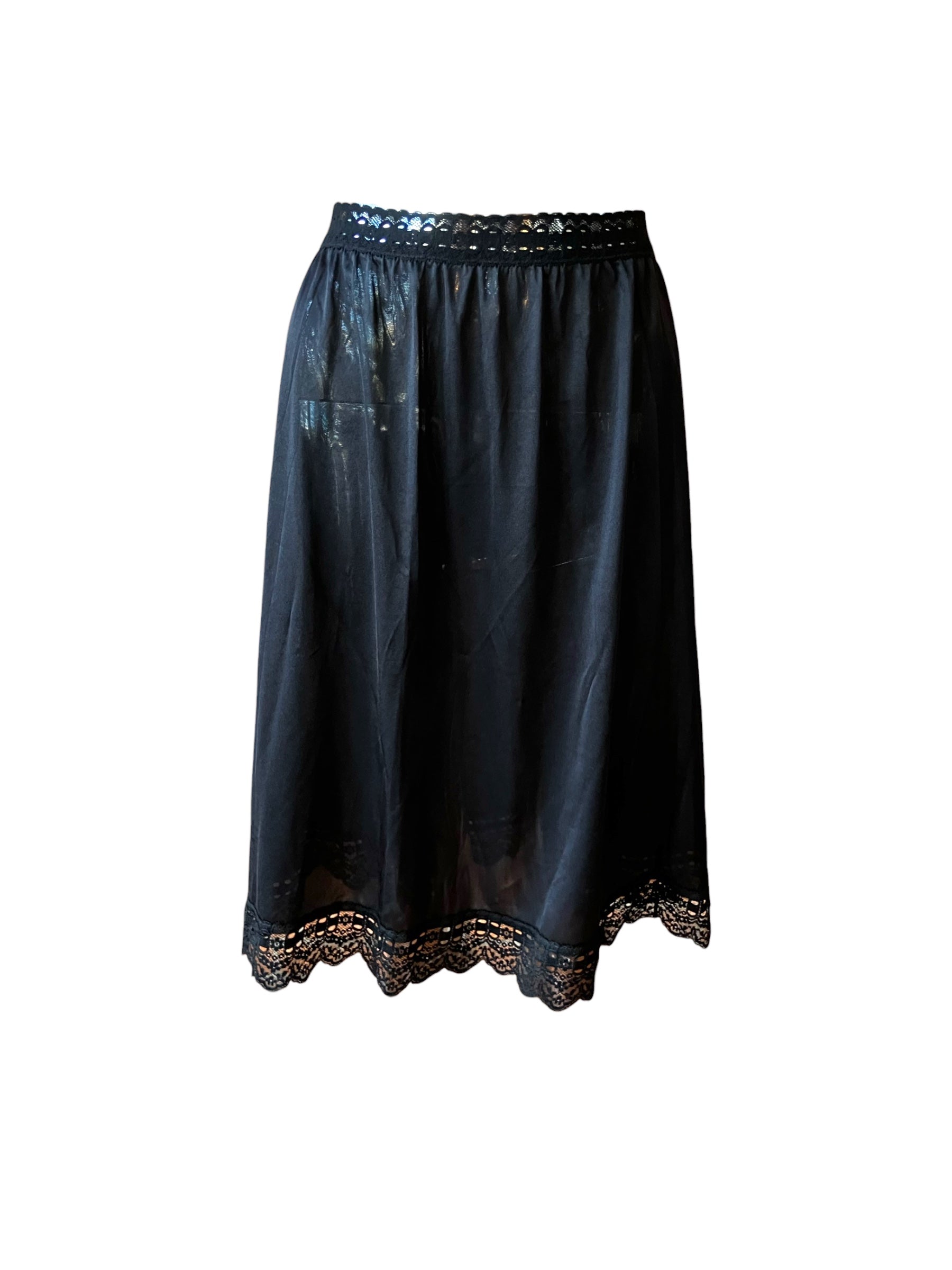 Vintage Black Lace Slip