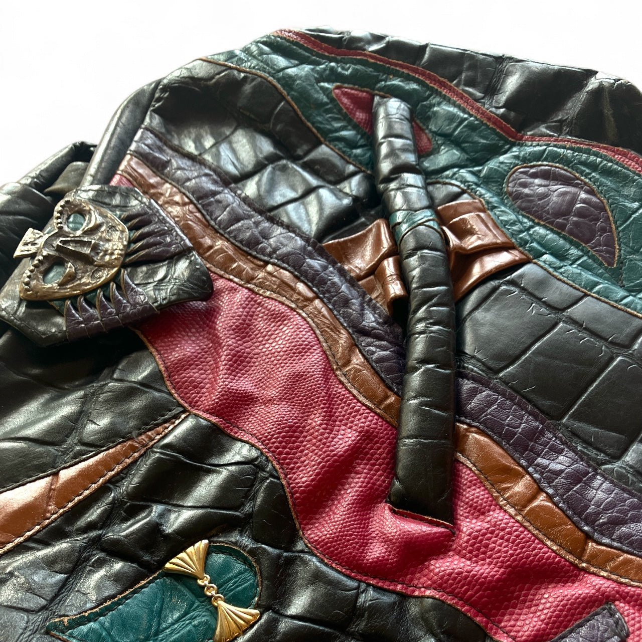 Vintage 1980s Leather Purse