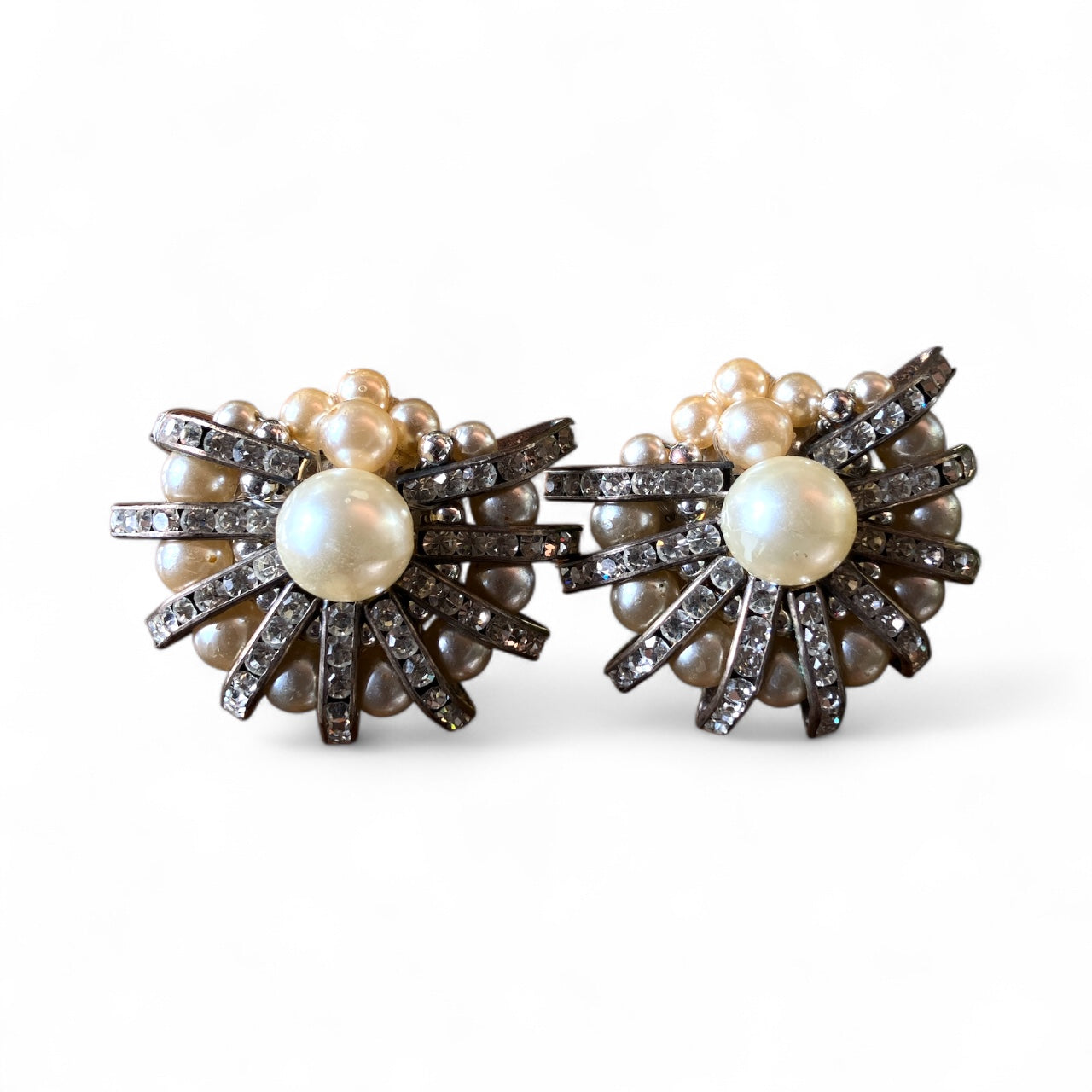 Vintage Faux Pearl & Statement Earrings