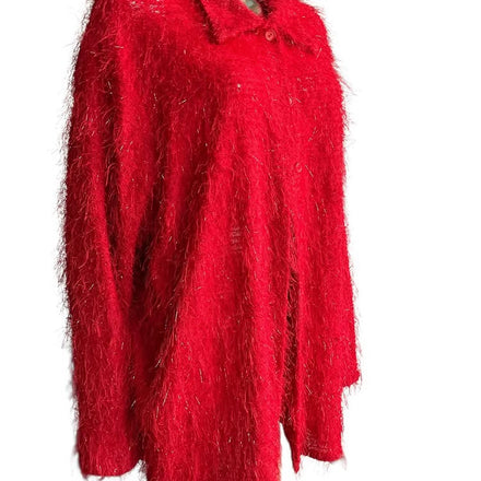 Vintage Y2K Red Bold Sweater