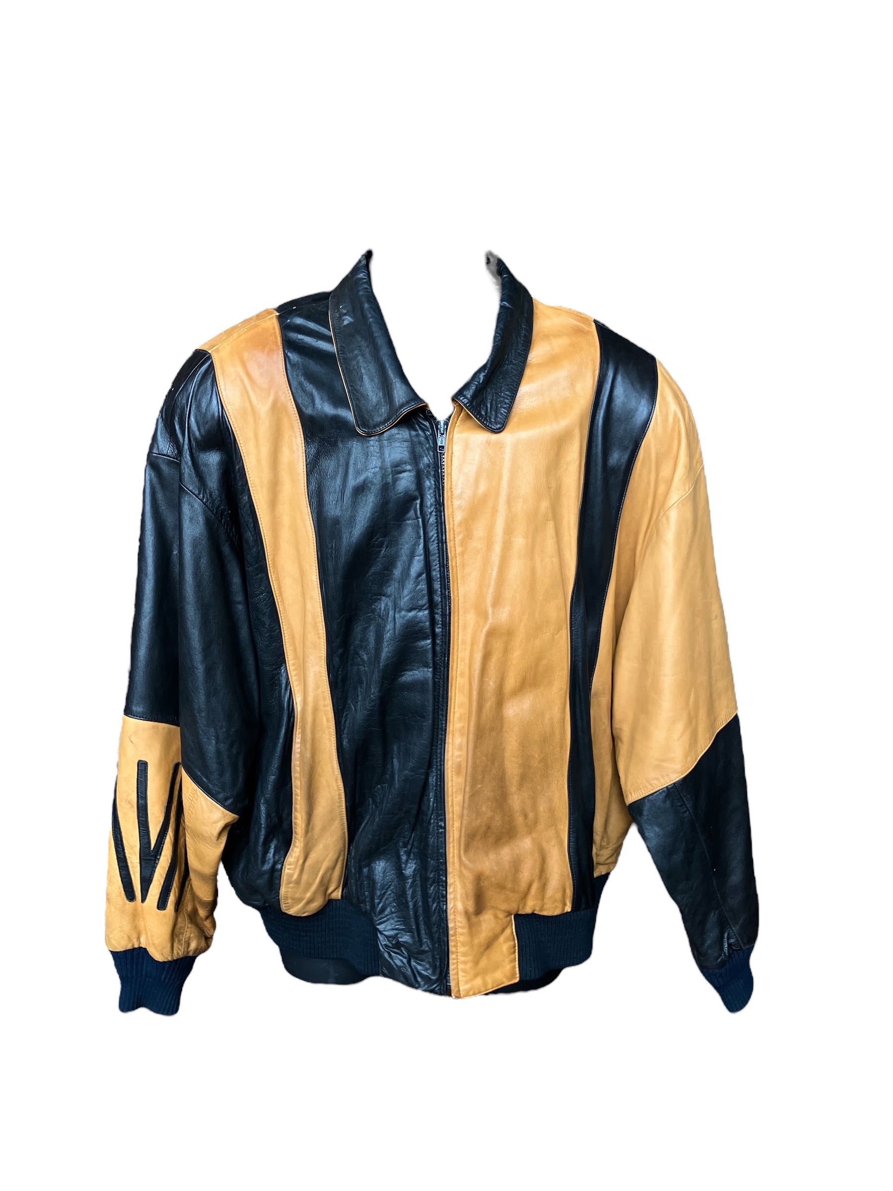 Vintage 1980s Tonio Collezione Leather Jacket