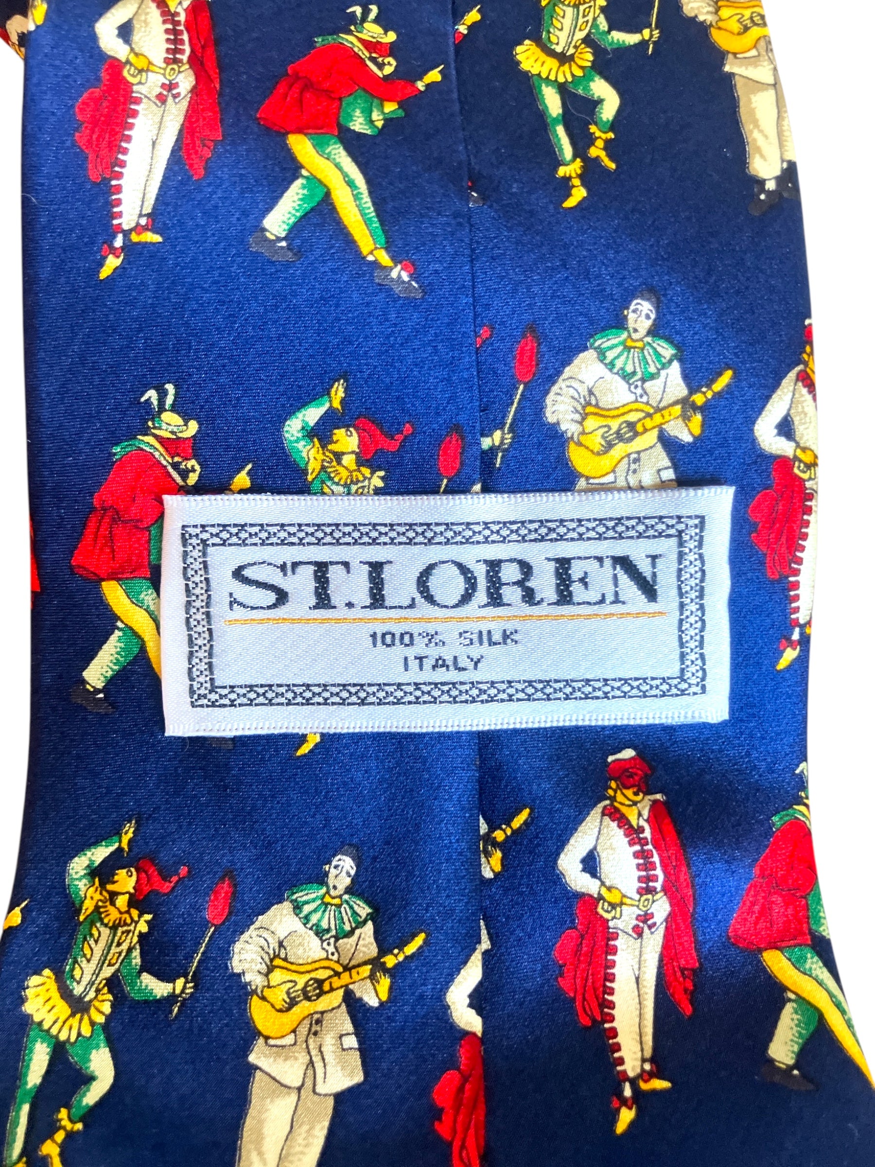 Vintage Italian Silk St.Loren Renaissance Tie