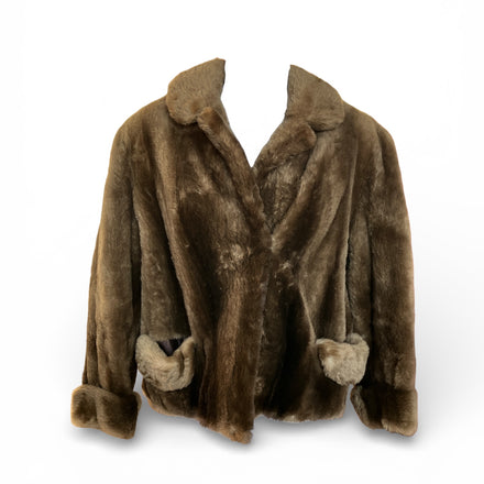Vintage Beaver Cropped Fur