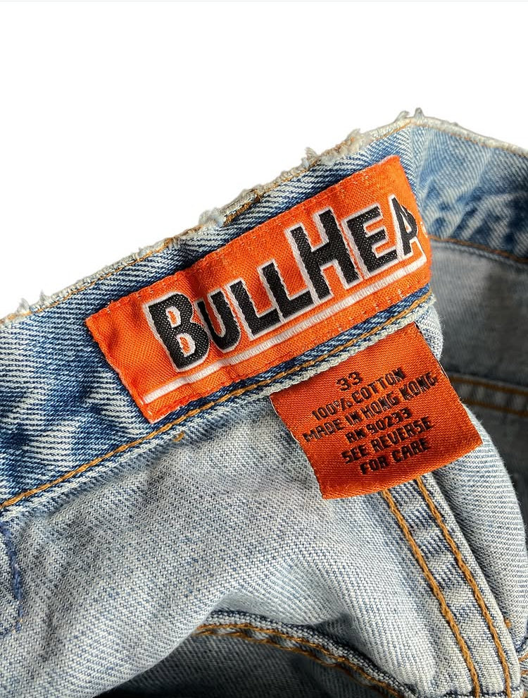 Vintage Rare Y2K Baggy Bullhead Denim