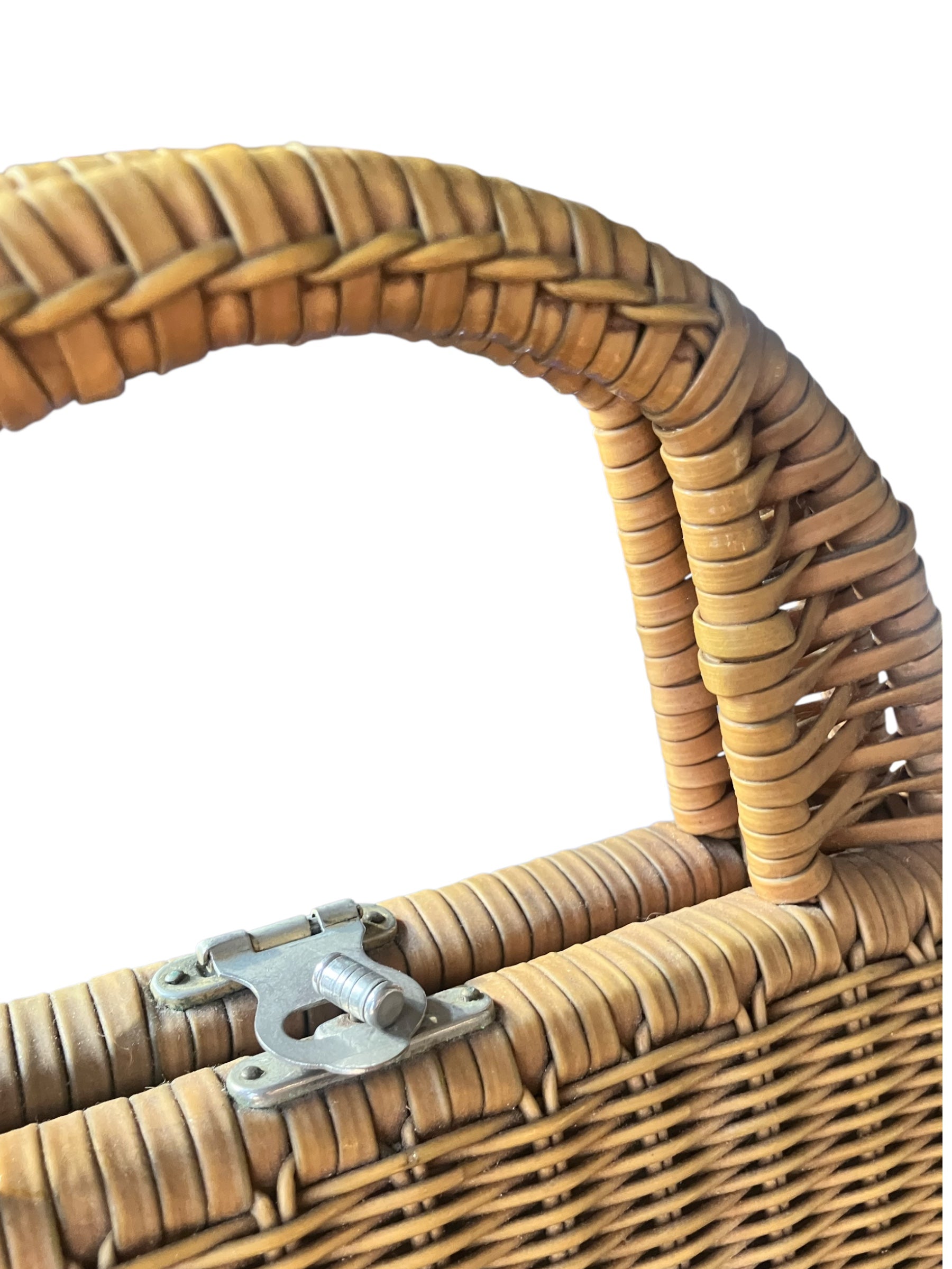 Vintage 1960s Wicker Purse