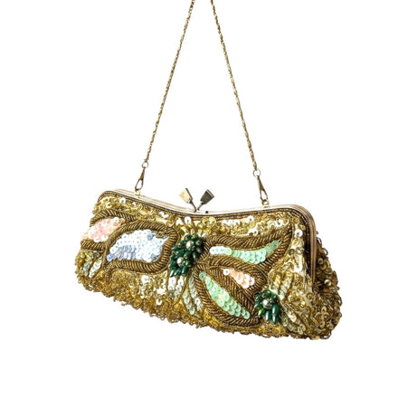 Vintage Euro Style Beaded Purse