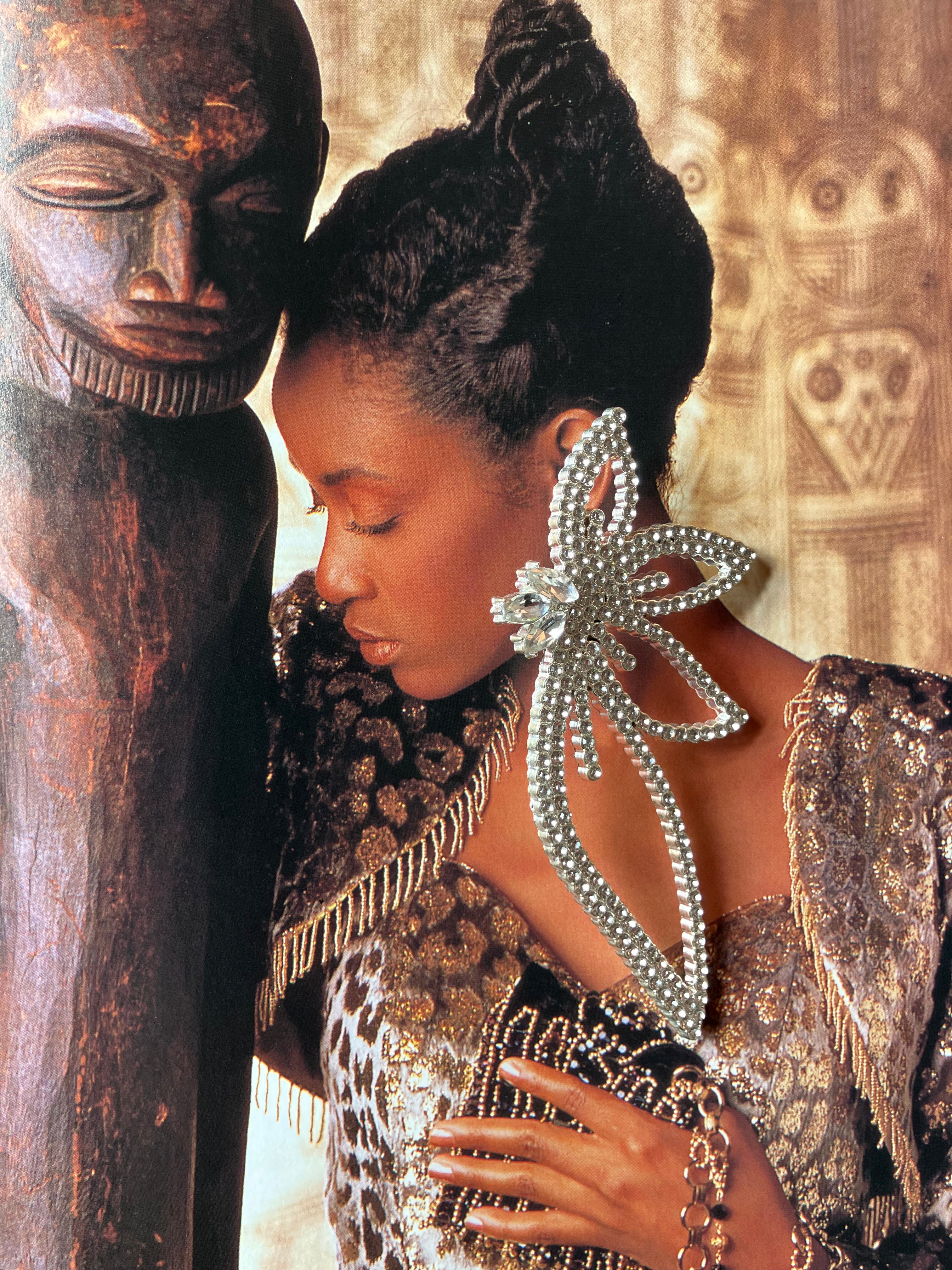 Rhinestone Butterfly Earrings