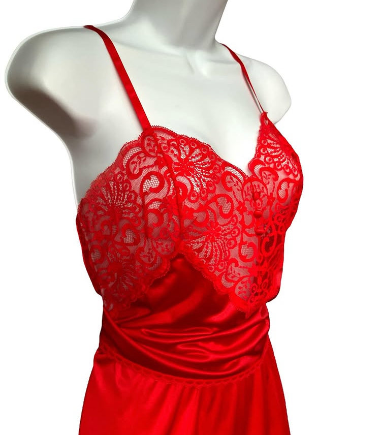 Vintage Red Lace 2piece Set