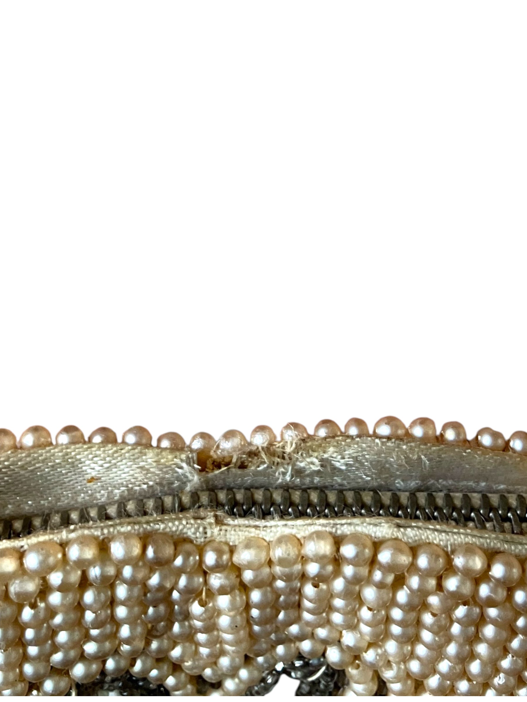 Vintage 1950s Beaded Mini Purse