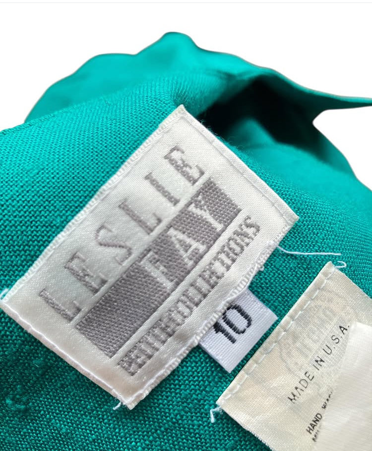 Vintage 80s Cropped Belted Jacket