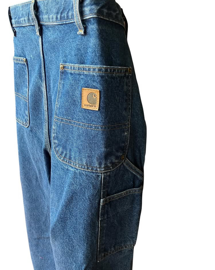 Vintage Carhartt Denim Dungaree Fit Jeans (38x32)
