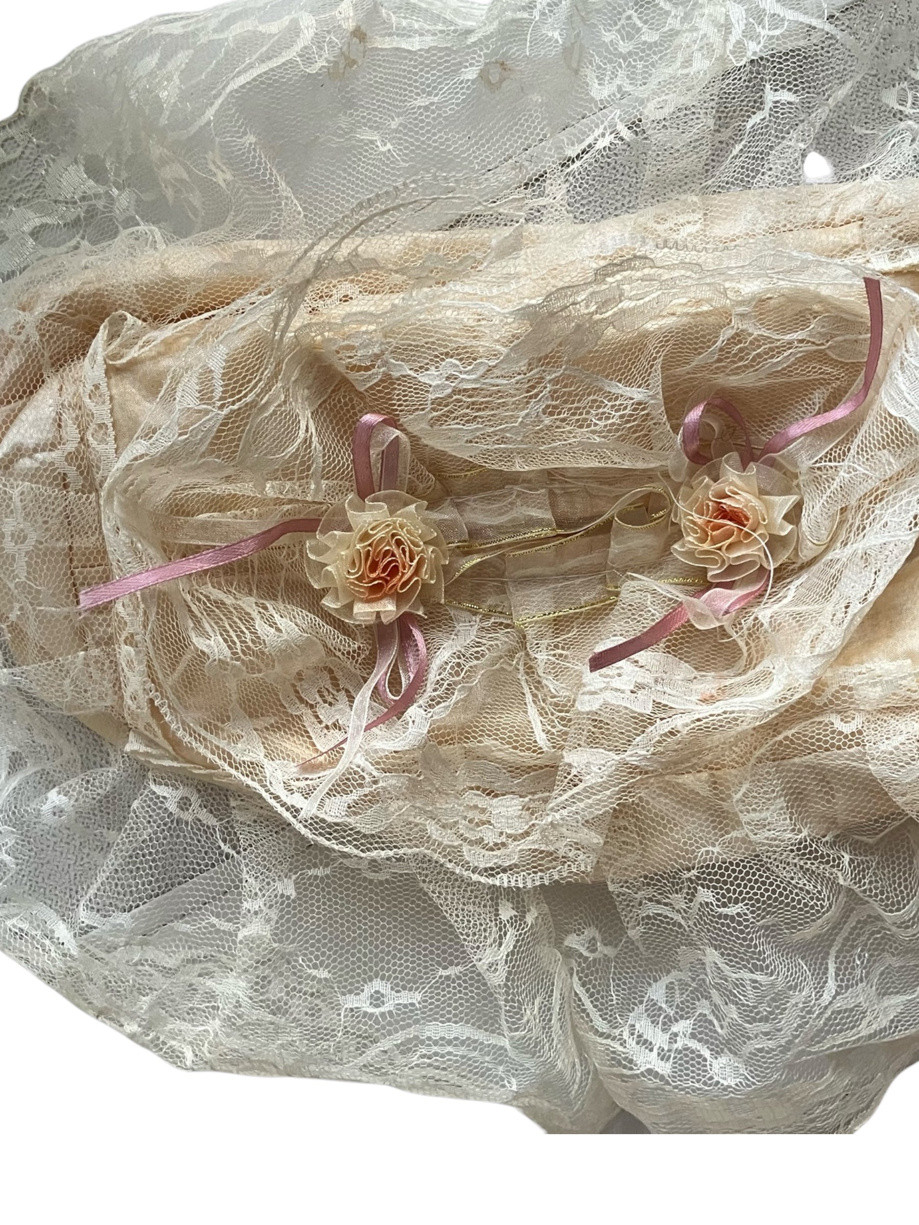 Vintage French Lace Tissue Box Cover
