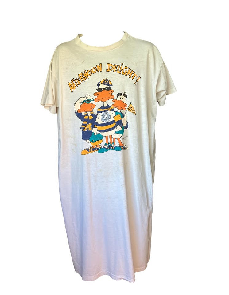 Vintage Rare 90s University of Michigan Tall Tee