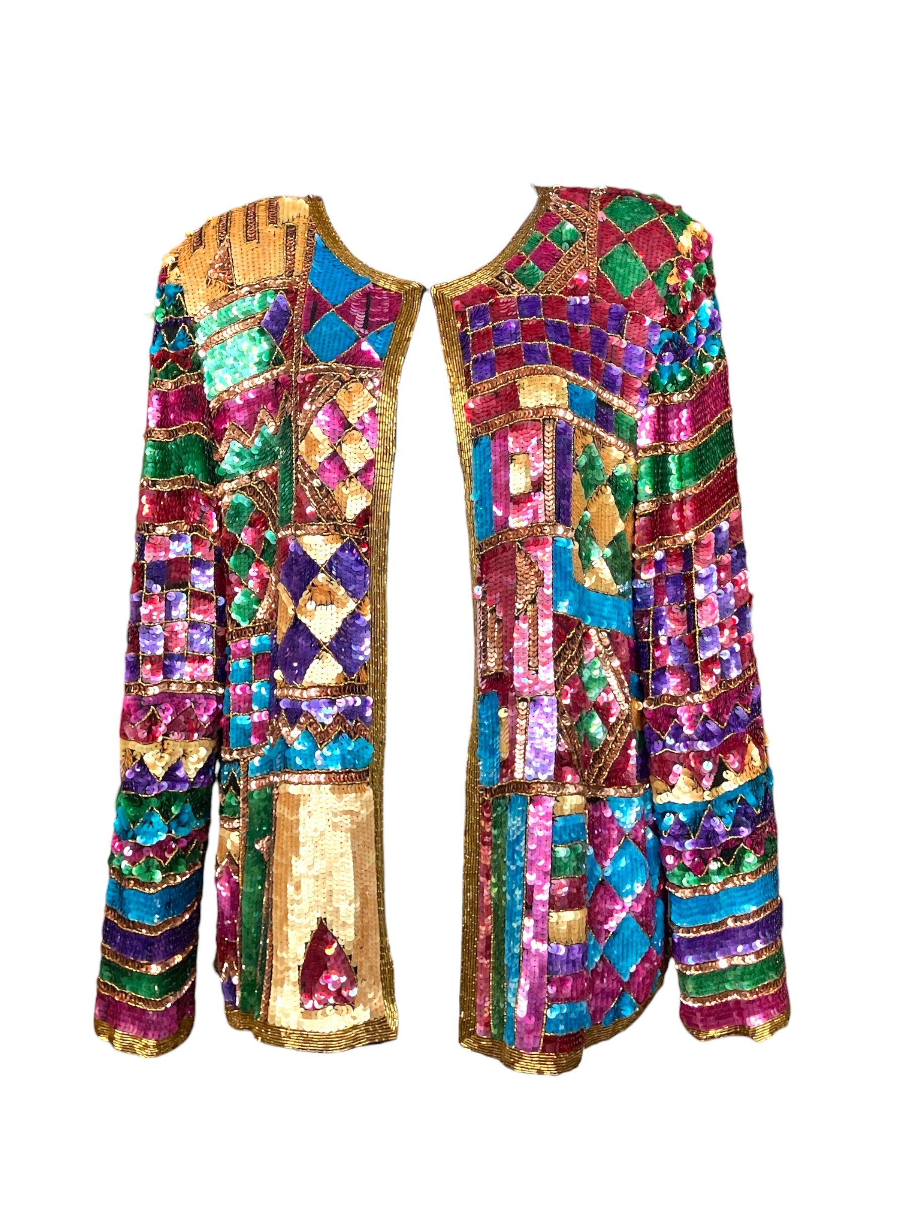 Vintage Rare 1980s Sequins Blazer