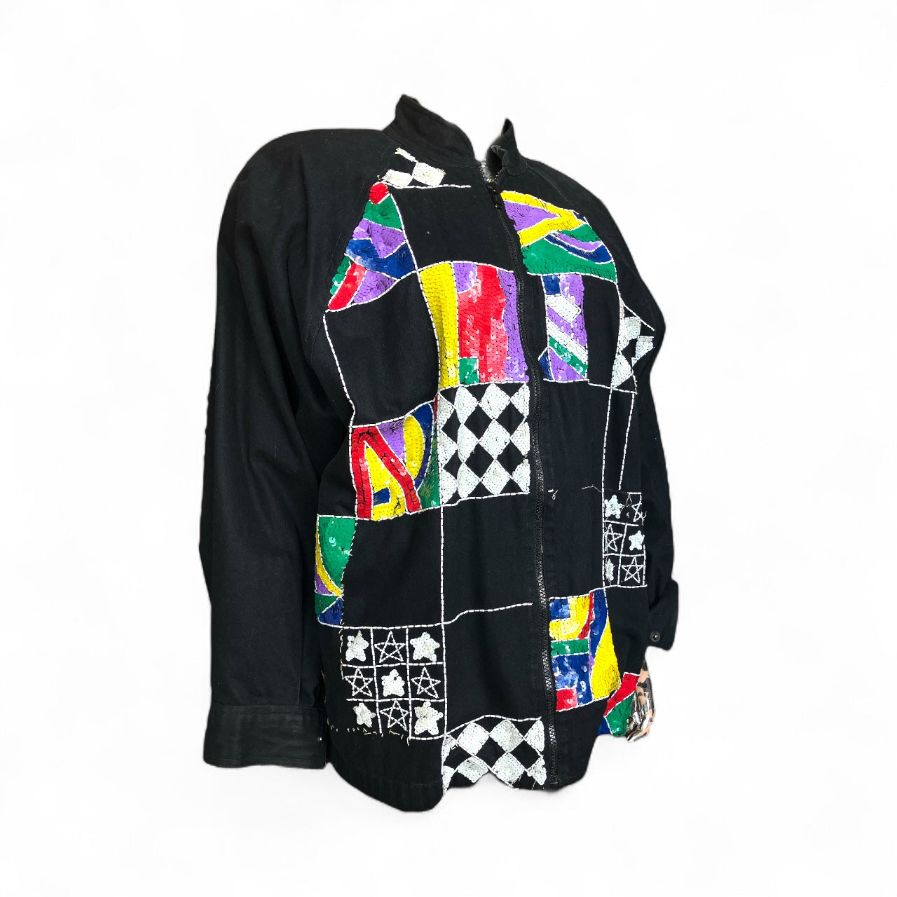 Vintage 1980s Modi Checkered Jacket