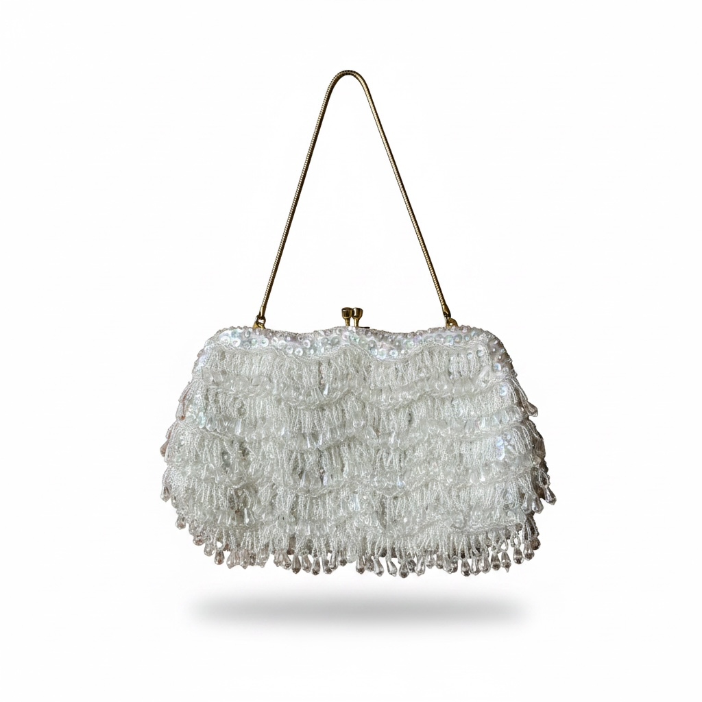 Vintage 1950s Beaded Winklemans Purse