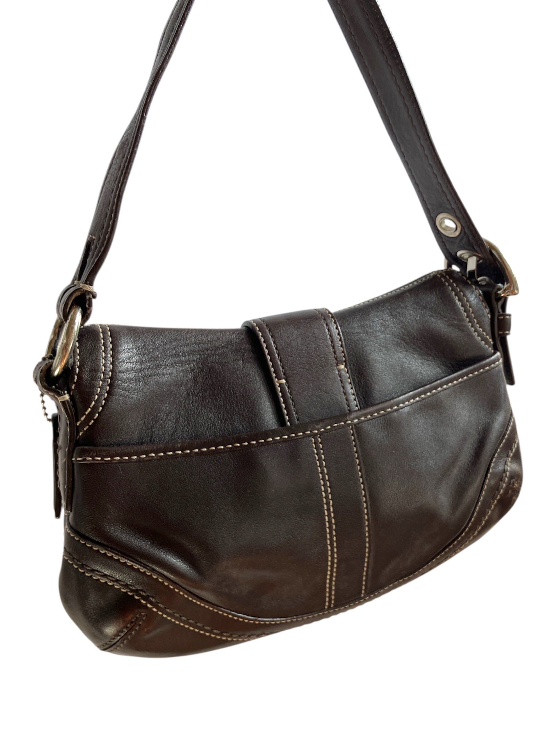 Vintage Y2K Brown Leather Purse