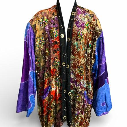 Vintage 1990s Sequins Beaded Blazer