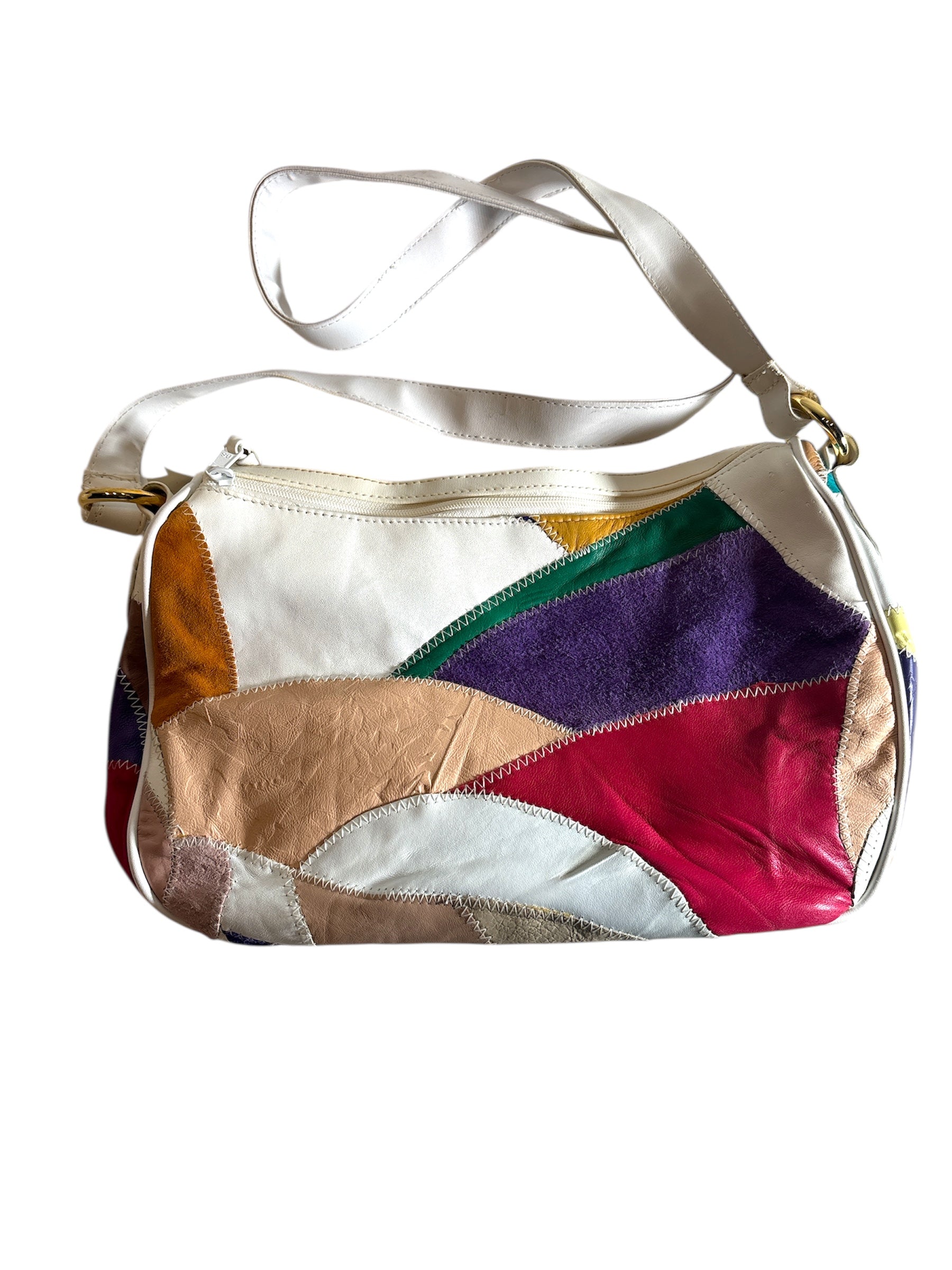 Vintage 1980s Patchwork Purse