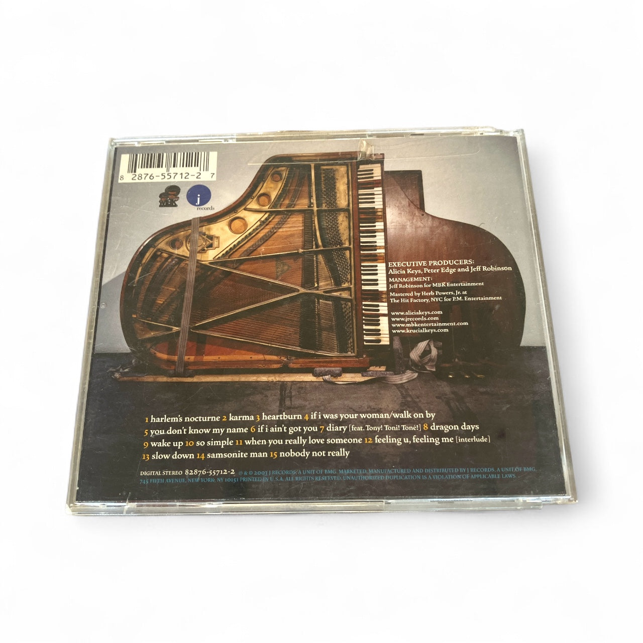 Vintage 2003 Alicia Keys CD