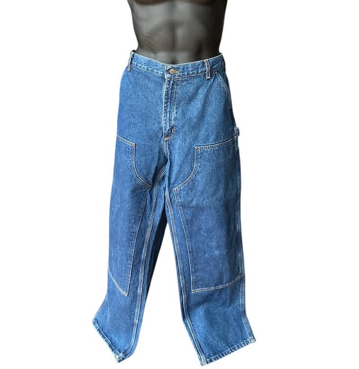 Vintage Carhartt Denim Dungaree Fit Jeans (38x32)