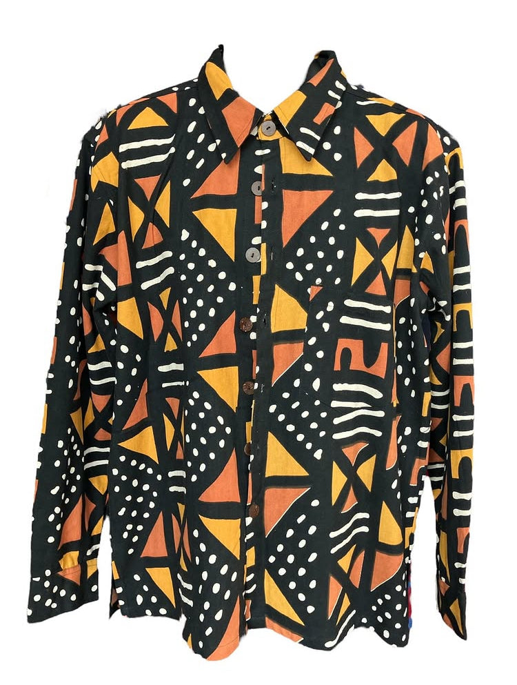 Vintage Mudcloth Mens Longsleeve