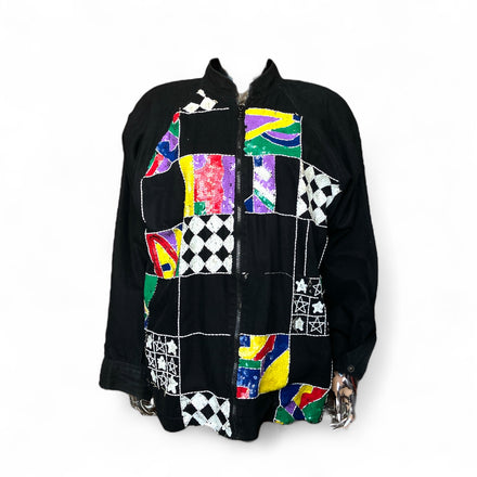 Vintage 1980s Modi Checkered Jacket